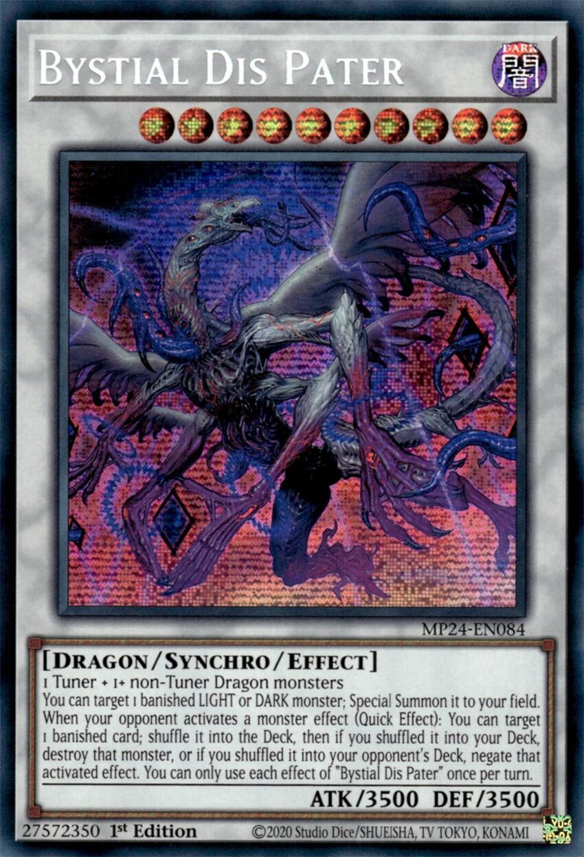 Bystial Dis Pater [MP24-EN084] Prismatic Secret Rare | Mega City Incorporated