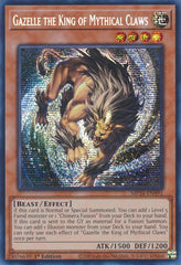 Gazelle the King of Mythical Claws [MP24-EN091] Prismatic Secret Rare | Mega City Incorporated