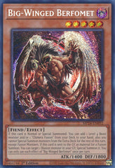 Big-Winged Berfomet [MP24-EN092] Prismatic Secret Rare | Mega City Incorporated