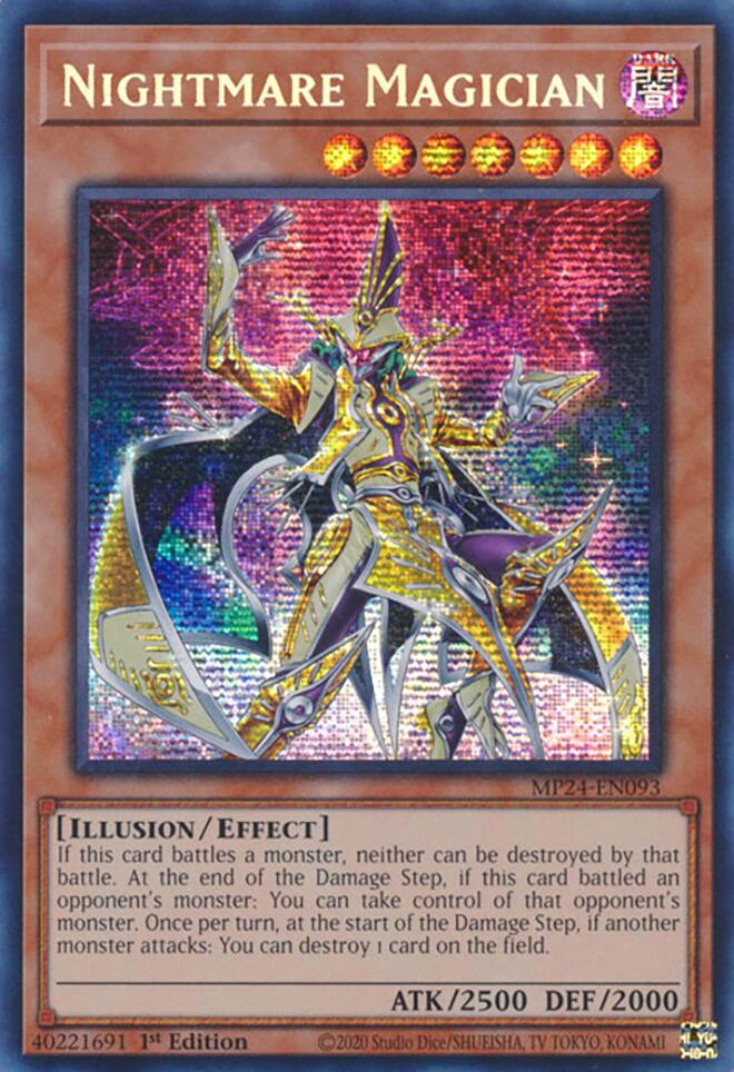 Nightmare Magician [MP24-EN093] Prismatic Secret Rare | Mega City Incorporated