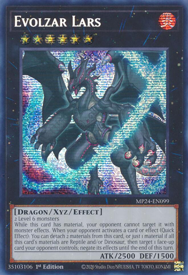 Evolzar Lars [MP24-EN099] Prismatic Secret Rare | Mega City Incorporated