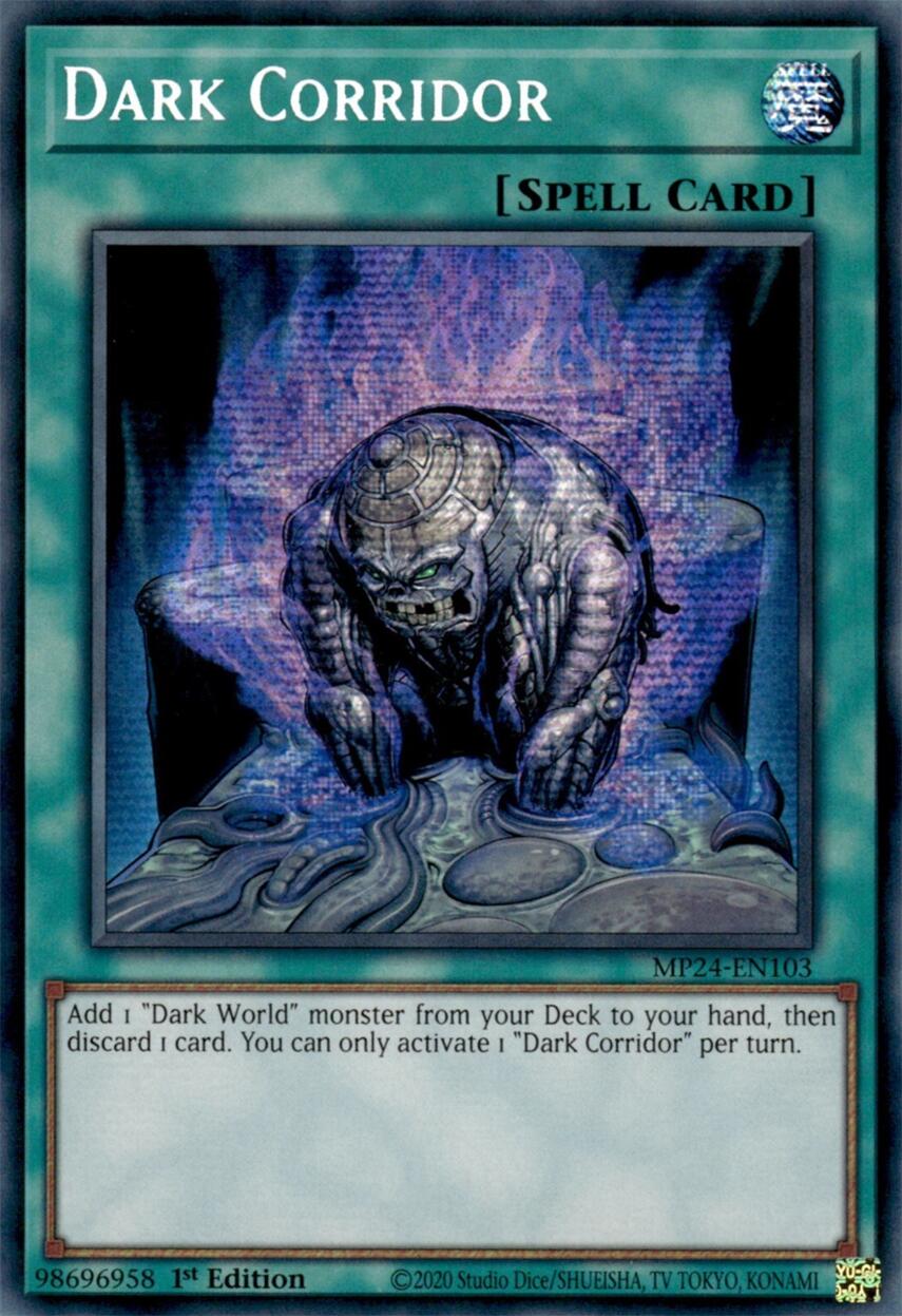 Dark Corridor [MP24-EN103] Prismatic Secret Rare | Mega City Incorporated