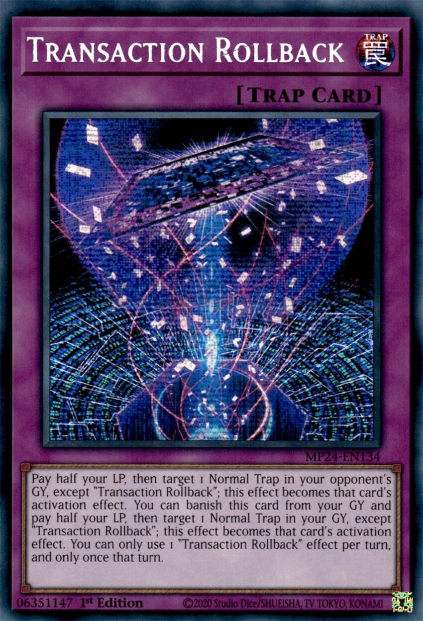 Transaction Rollback [MP24-EN134] Prismatic Secret Rare | Mega City Incorporated