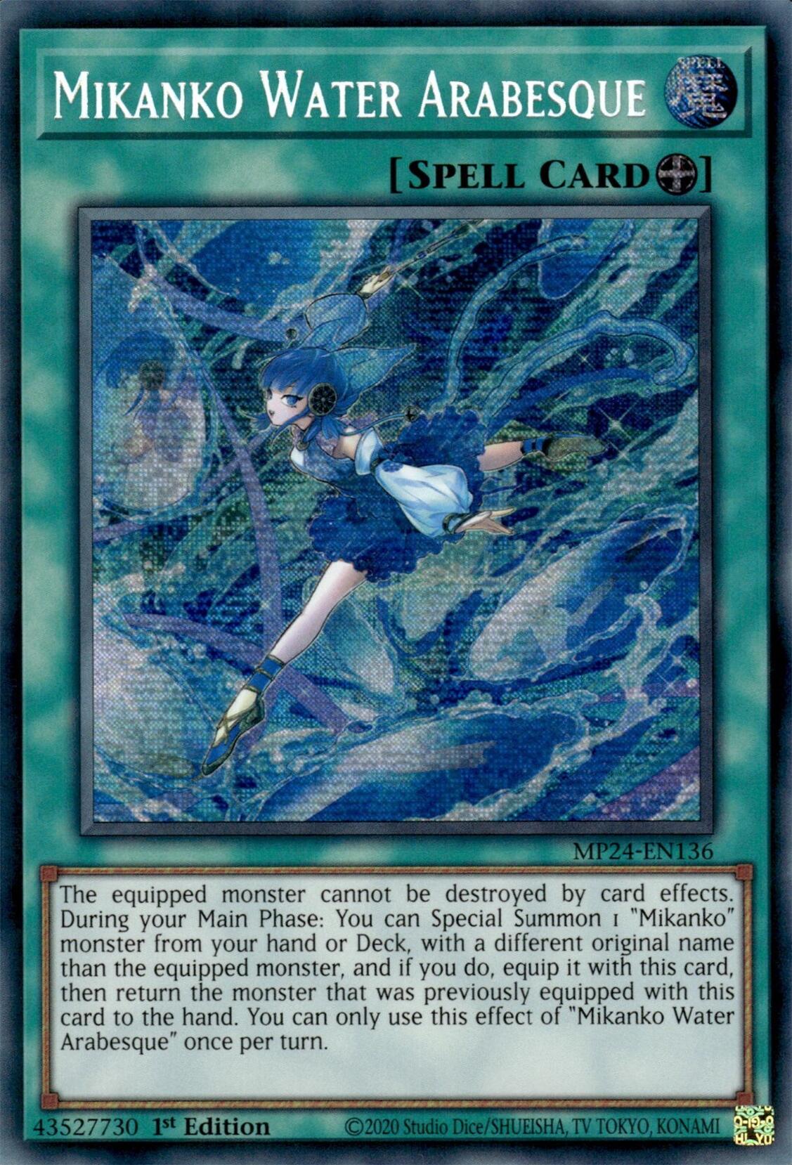 Mikanko Water Arabesque [MP24-EN136] Prismatic Secret Rare | Mega City Incorporated