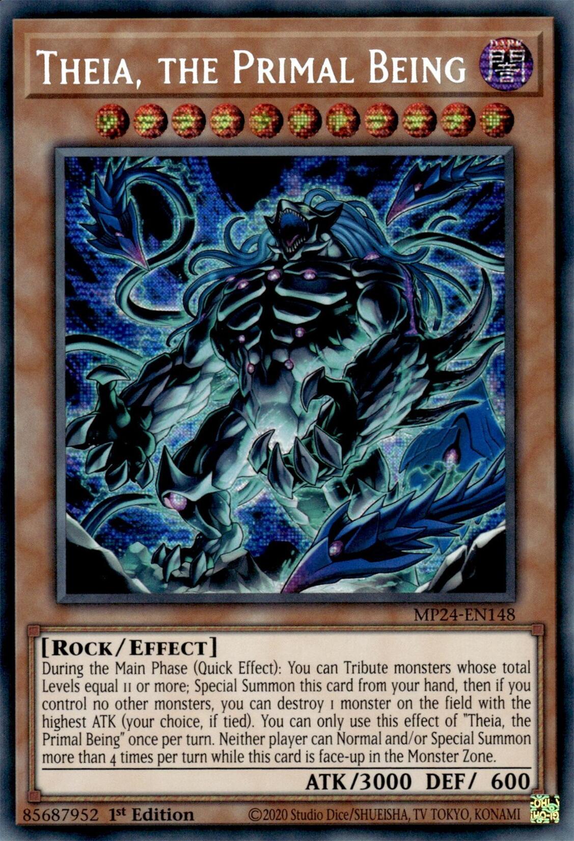 Theia, the Primal Being [MP24-EN148] Prismatic Secret Rare | Mega City Incorporated