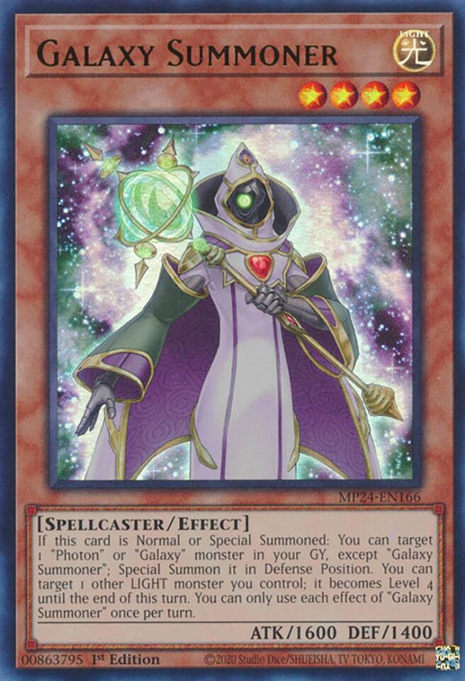 Galaxy Summoner [MP24-EN166] Ultra Rare | Mega City Incorporated