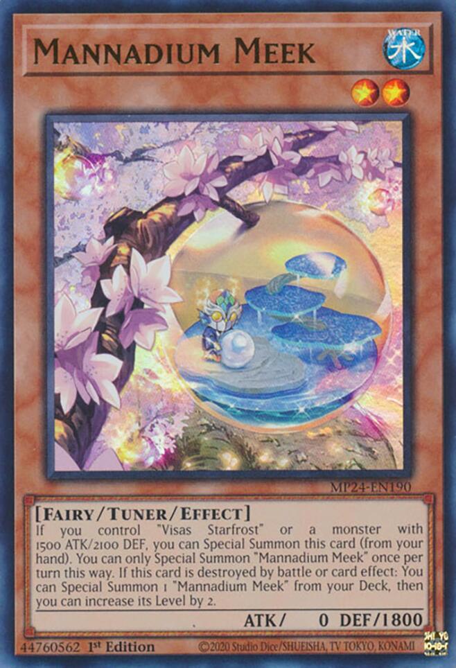 Mannadium Meek [MP24-EN190] Ultra Rare | Mega City Incorporated