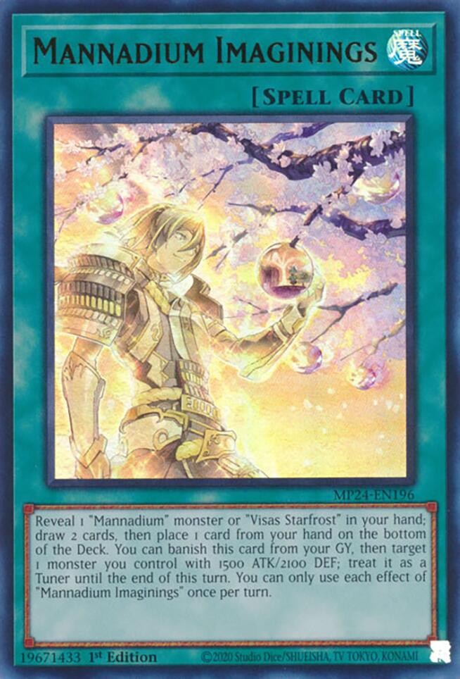 Mannadium Imaginings [MP24-EN196] Ultra Rare | Mega City Incorporated