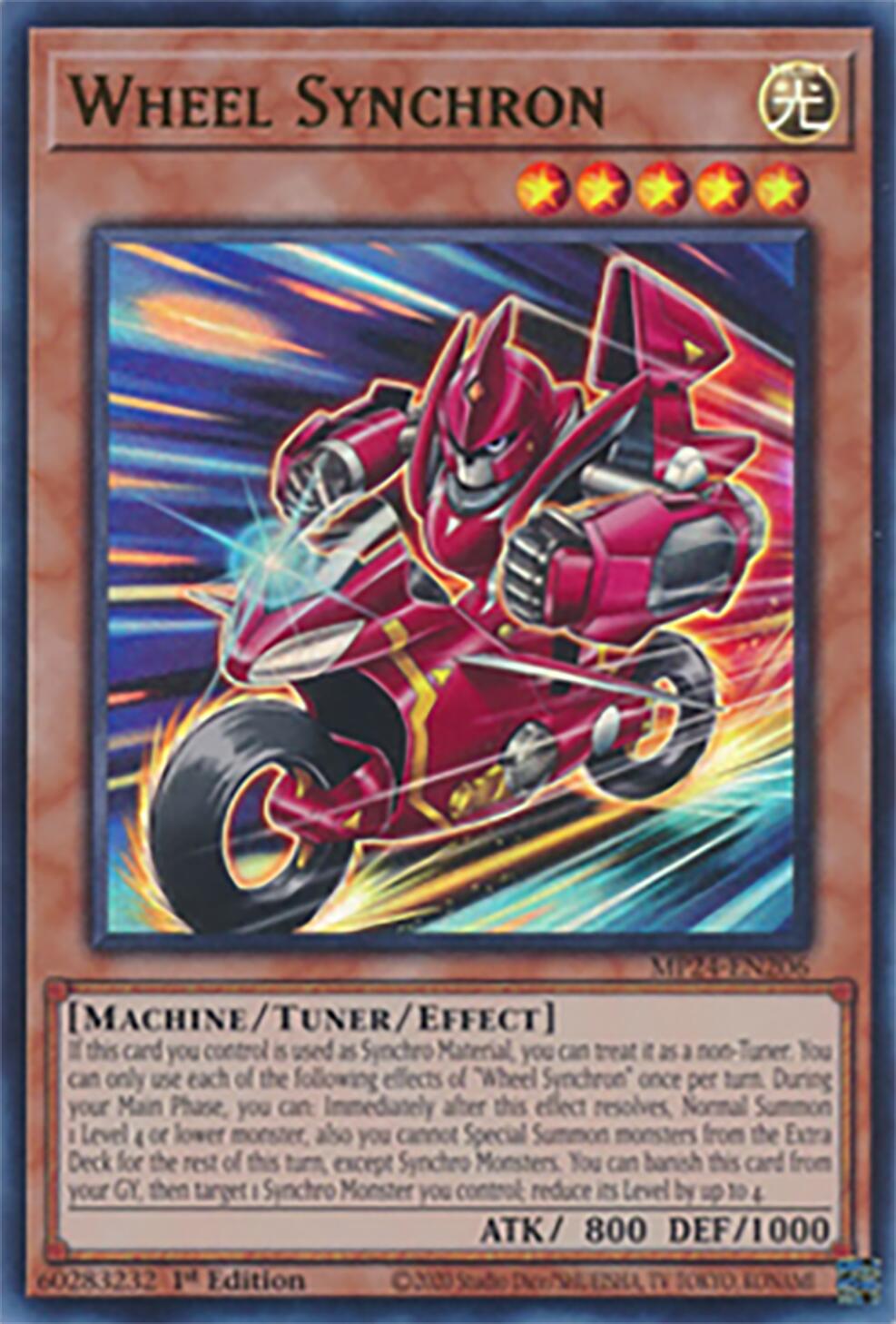 Wheel Synchron [MP24-EN206] Ultra Rare | Mega City Incorporated