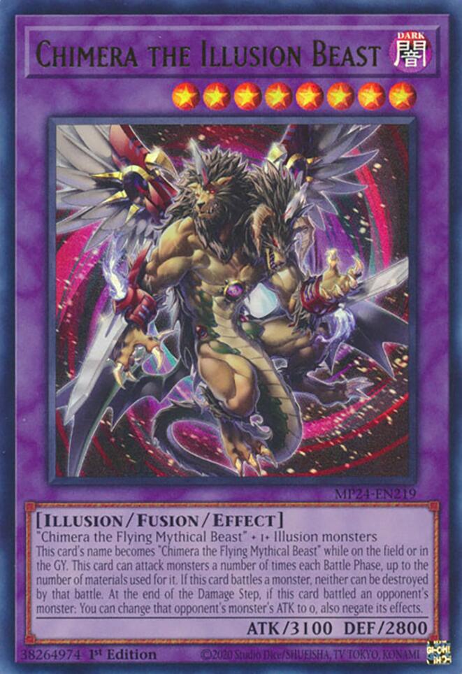 Chimera the Illusion Beast [MP24-EN219] Ultra Rare | Mega City Incorporated