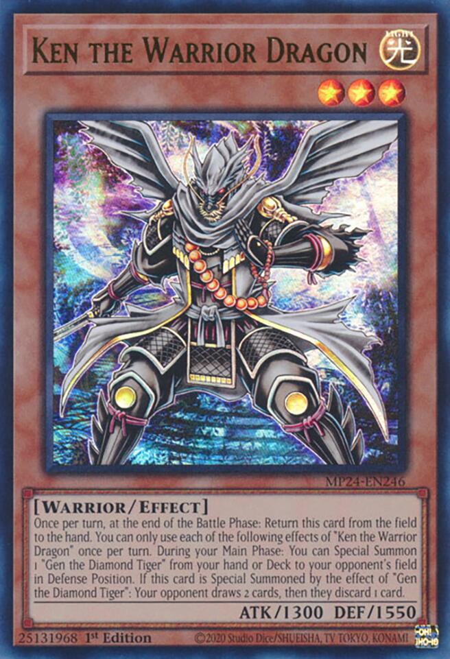 Ken the Warrior Dragon [MP24-EN246] Ultra Rare | Mega City Incorporated