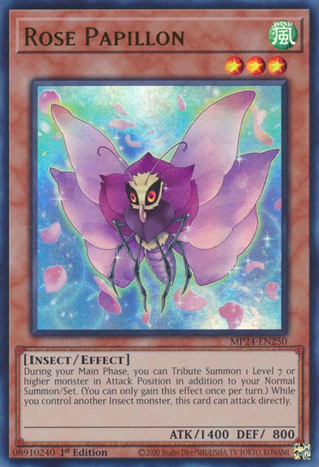 Rose Papillon [MP24-EN250] Ultra Rare | Mega City Incorporated