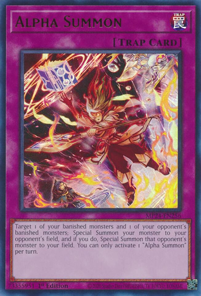 Alpha Summon [MP24-EN256] Ultra Rare | Mega City Incorporated