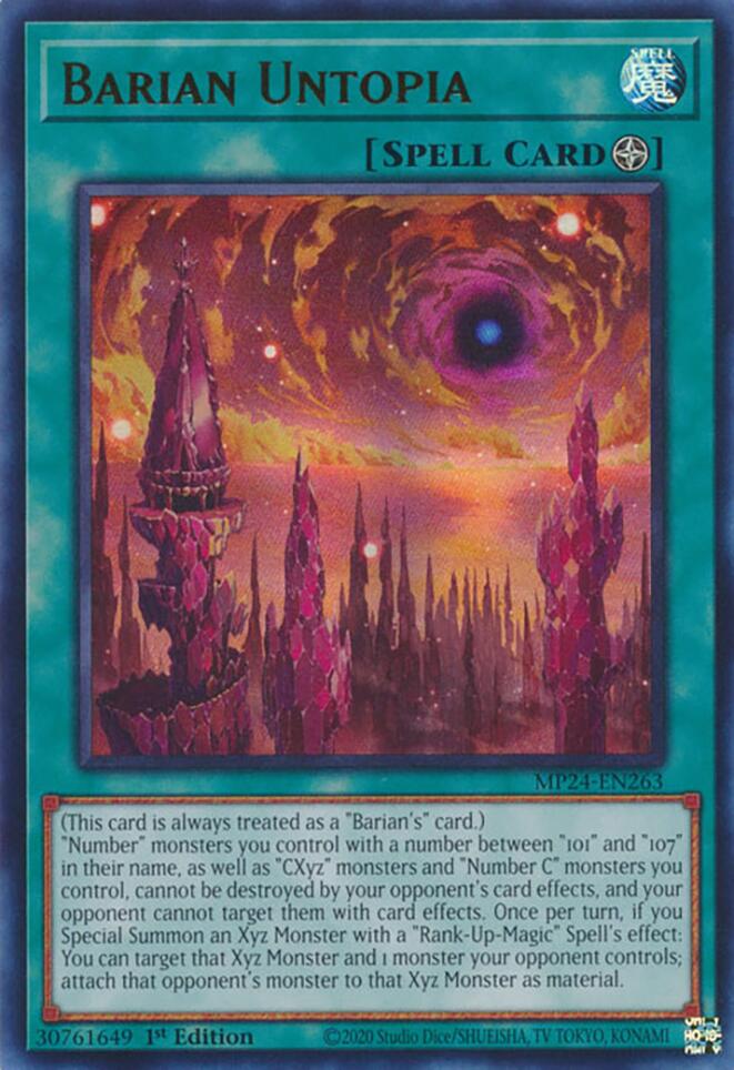Barian Untopia [MP24-EN263] Ultra Rare | Mega City Incorporated