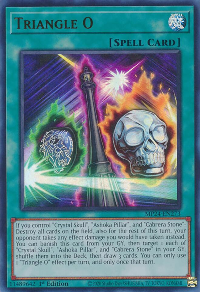 Triangle O [MP24-EN273] Ultra Rare | Mega City Incorporated