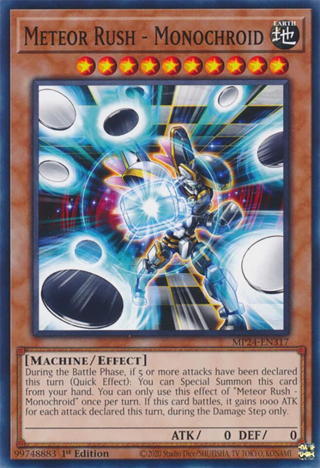 Meteor Rush - Monochroid [MP24-EN317] Common | Mega City Incorporated