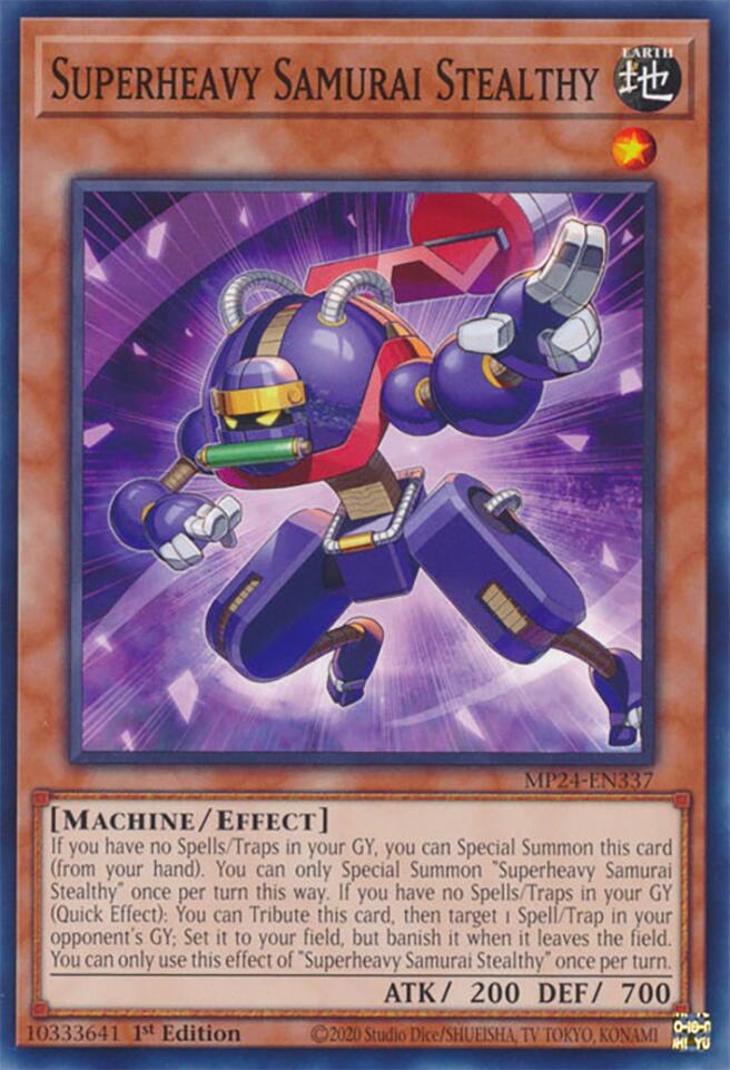 Superheavy Samurai Stealthy [MP24-EN337] Common | Mega City Incorporated