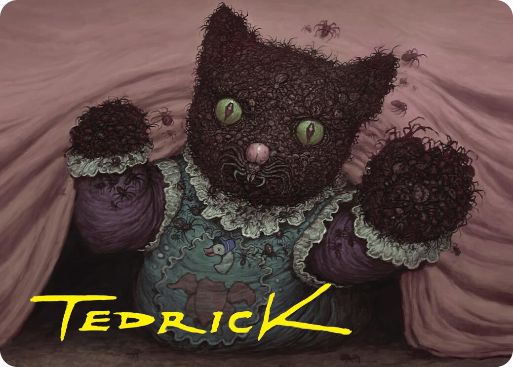 Twitching Doll Art Card (Gold-Stamped Signature) [Duskmourn: House of Horror Art Series] | Mega City Incorporated