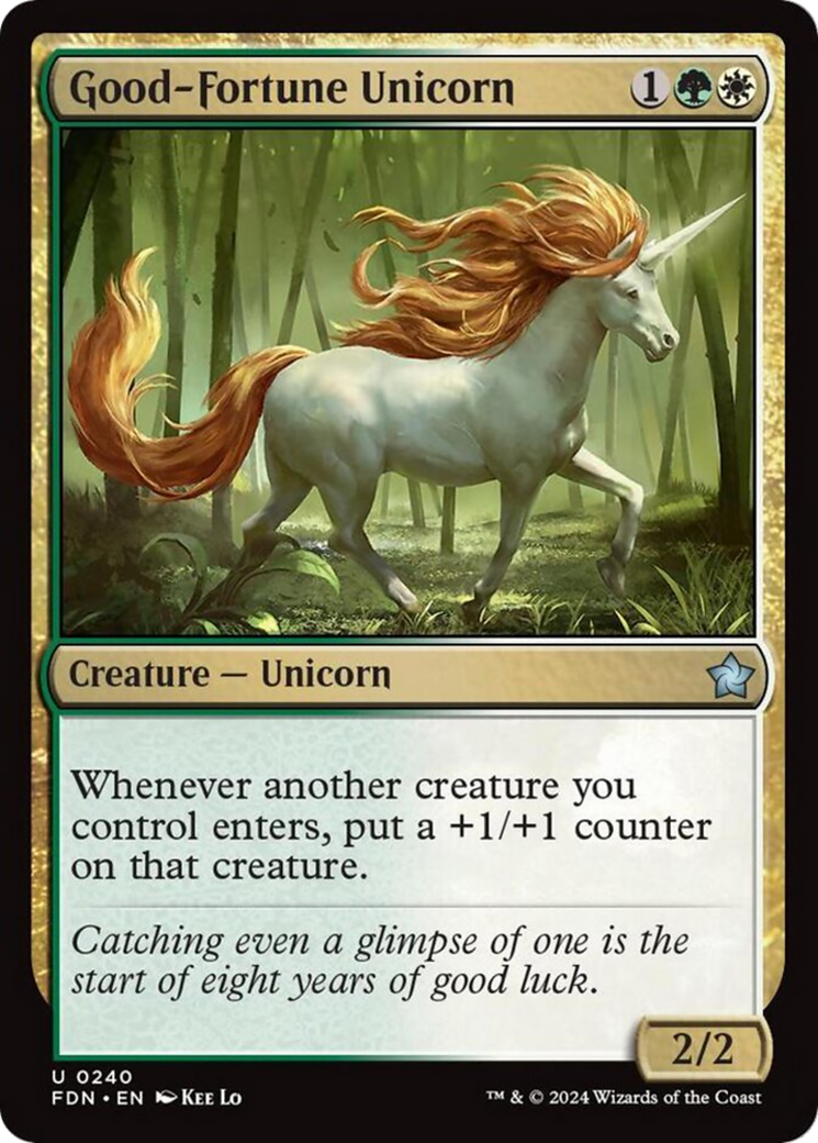 Good-Fortune Unicorn [Foundations] | Mega City Incorporated