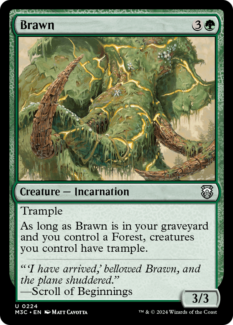 Brawn [Modern Horizons 3 Commander] | Mega City Incorporated