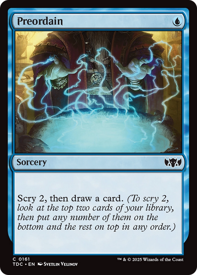 Preordain [Tarkir: Dragonstorm Commander] | Mega City Incorporated