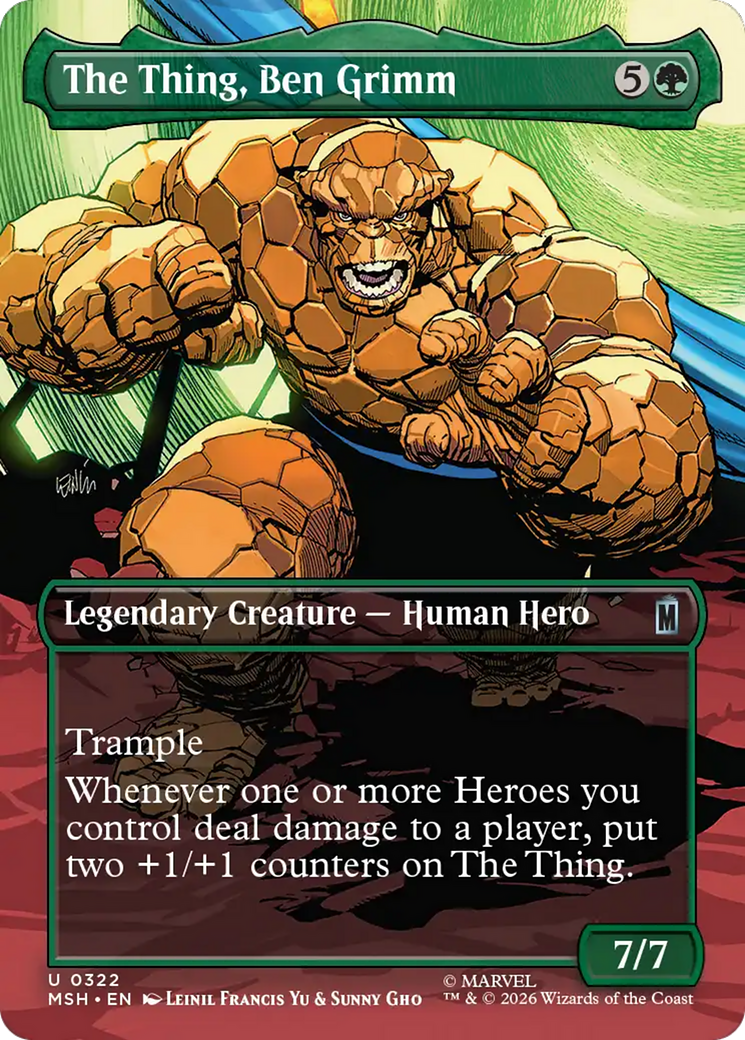 The Thing, Ben Grimm (Borderless) [Marvel Super Heroes] | Mega City Incorporated