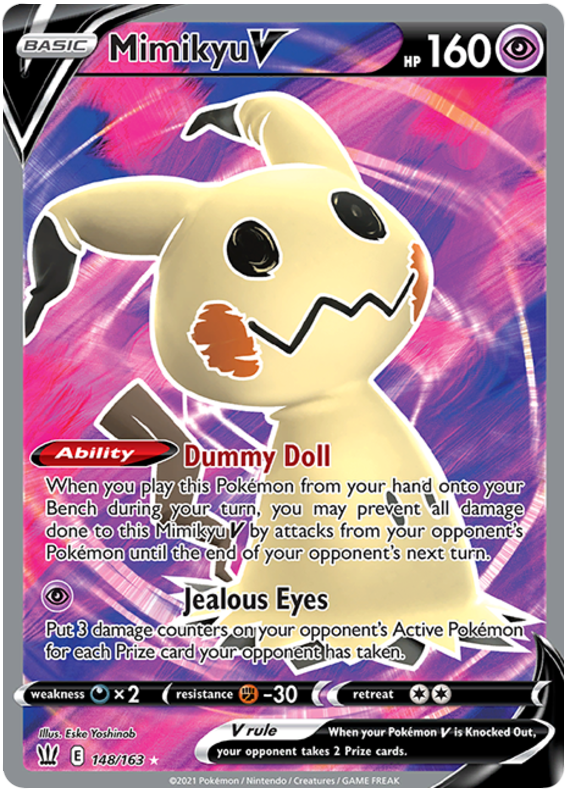 Mimikyu V (148/163) [Sword & Shield: Battle Styles] | Mega City Incorporated