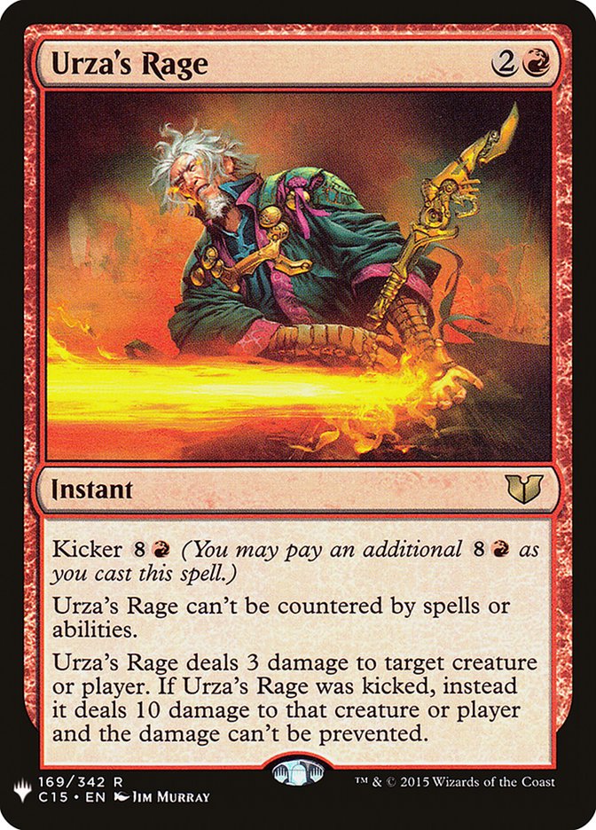 Urza's Rage [The List] | Mega City Incorporated