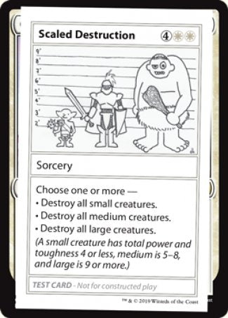 Scaled Destruction (2021 Edition) [Mystery Booster Playtest Cards] | Mega City Incorporated