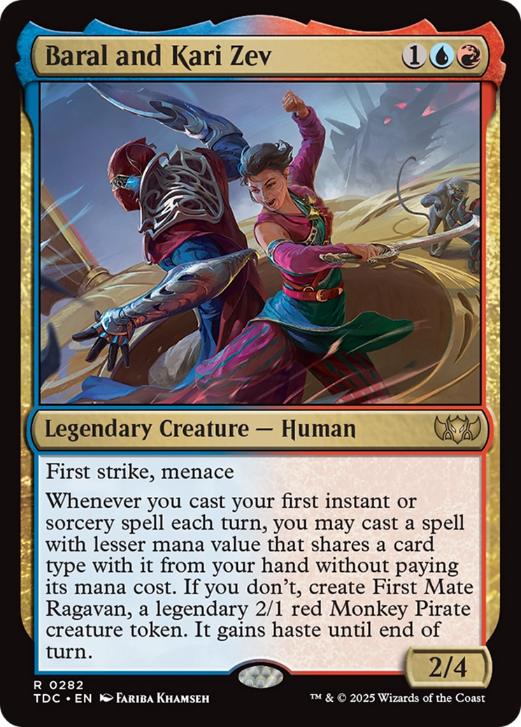 Baral and Kari Zev [Tarkir: Dragonstorm Commander] | Mega City Incorporated