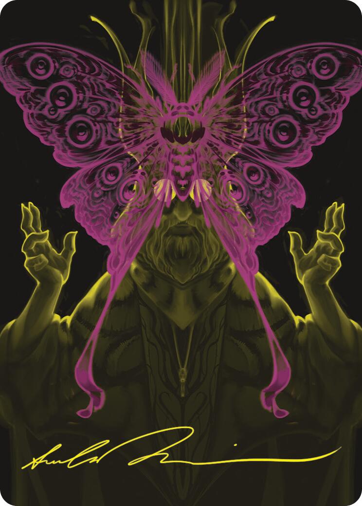 Victor, Valgavoth's Seneschal Art Card (44/54) (Gold-Stamped Signature) [Duskmourn: House of Horror Art Series] | Mega City Incorporated