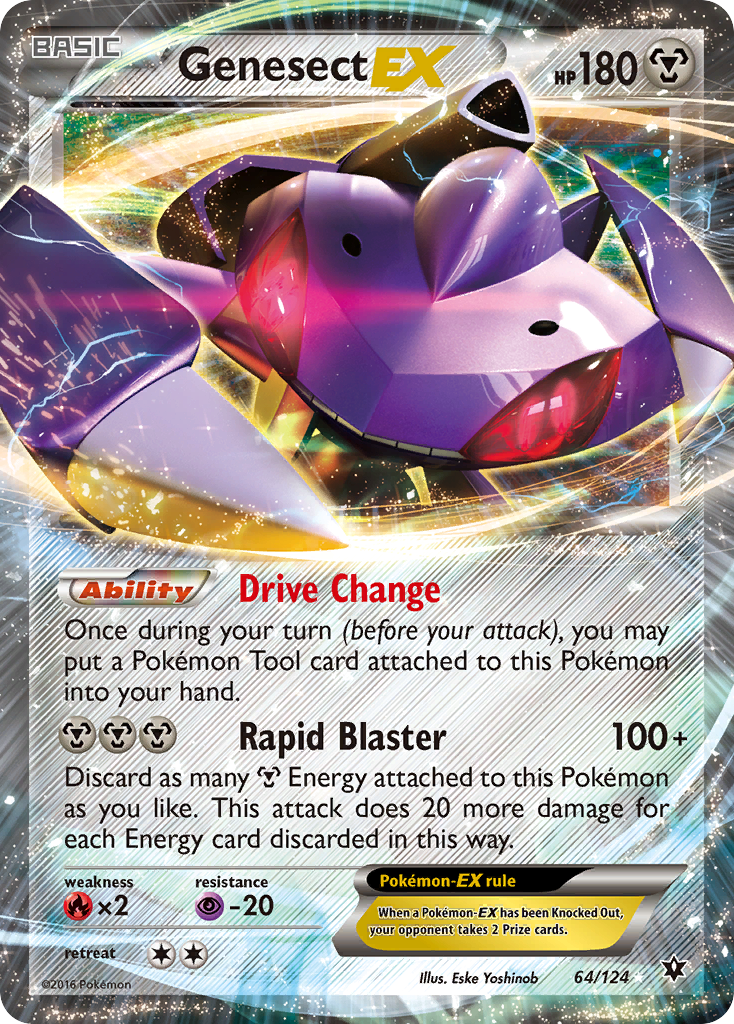 Genesect EX (64/124) [XY: Fates Collide] | Mega City Incorporated