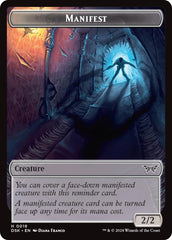 Primo, the Indivisible // Manifest Double-Sided Token [Duskmourn: House of Horror Tokens] | Mega City Incorporated