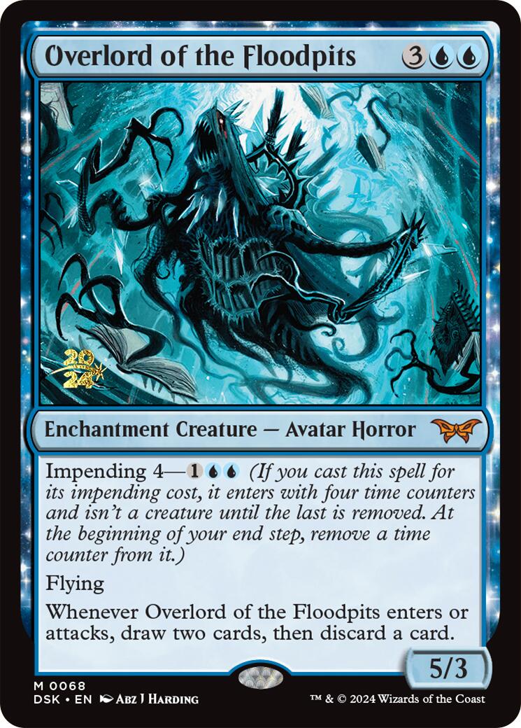 Overlord of the Floodpits [Duskmourn: House of Horror Prerelease Promos] | Mega City Incorporated