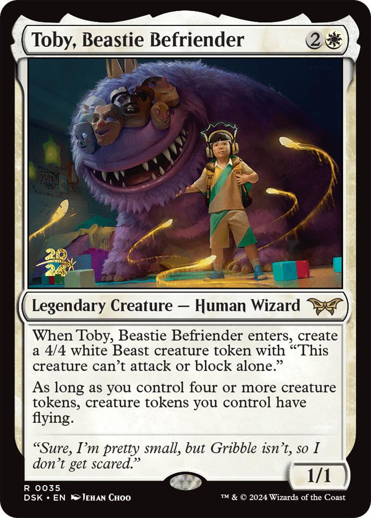 Toby, Beastie Befriender [Duskmourn: House of Horror Prerelease Promos] | Mega City Incorporated