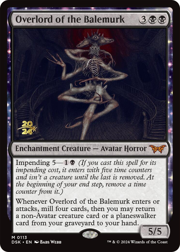 Overlord of the Balemurk [Duskmourn: House of Horror Prerelease Promos] | Mega City Incorporated