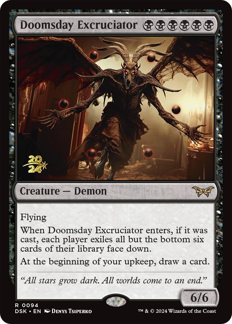 Doomsday Excruciator [Duskmourn: House of Horror Prerelease Promos] | Mega City Incorporated