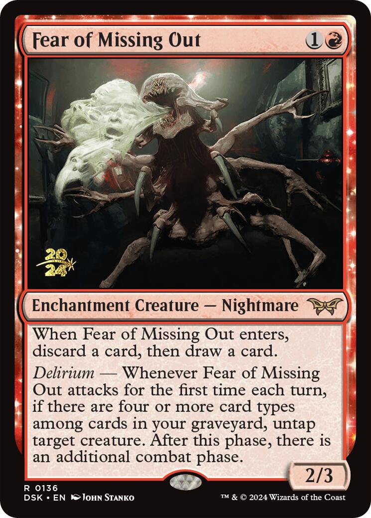 Fear of Missing Out [Duskmourn: House of Horror Prerelease Promos] | Mega City Incorporated