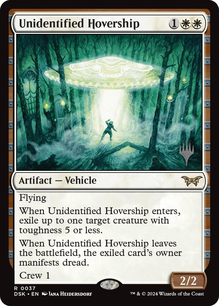 Unidentified Hovership (Promo Pack) [Duskmourn: House of Horror Promos] | Mega City Incorporated