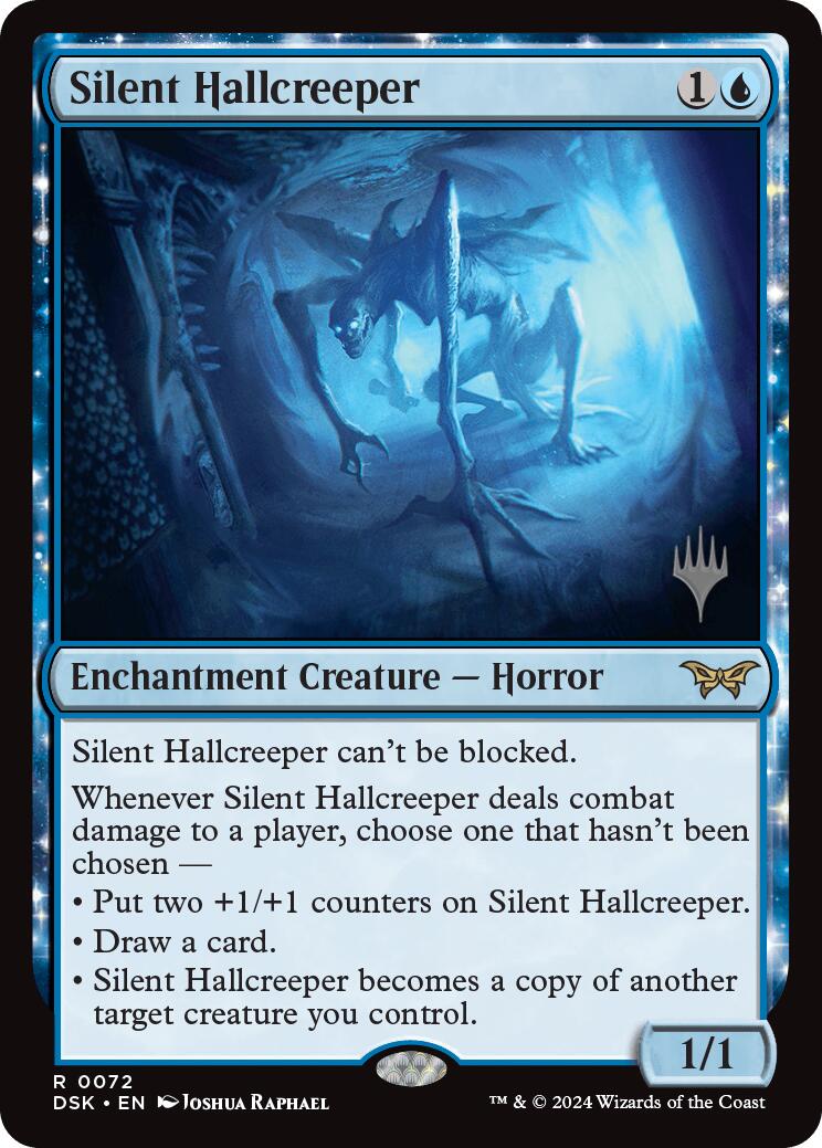 Silent Hallcreeper (Promo Pack) [Duskmourn: House of Horror Promos] | Mega City Incorporated