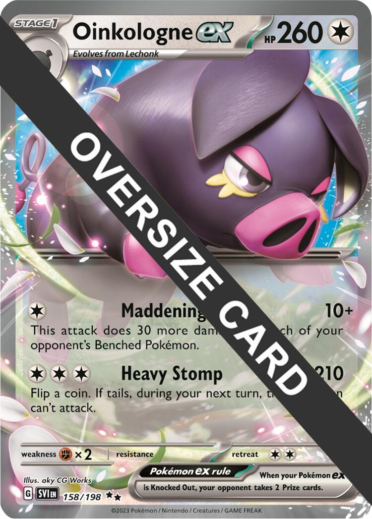 Oinkologne ex (158/198) (Jumbo Card) [Scarlet & Violet: Black Star Promos] | Mega City Incorporated