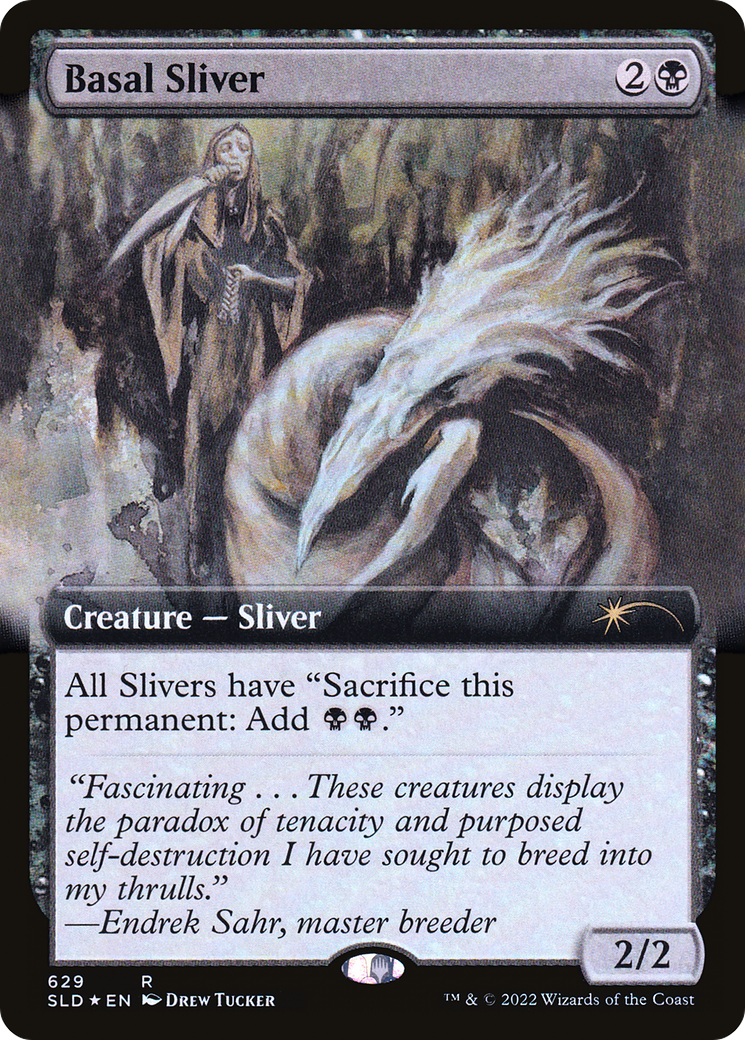 Basal Sliver (Extended Art) [Secret Lair Drop Promos] | Mega City Incorporated