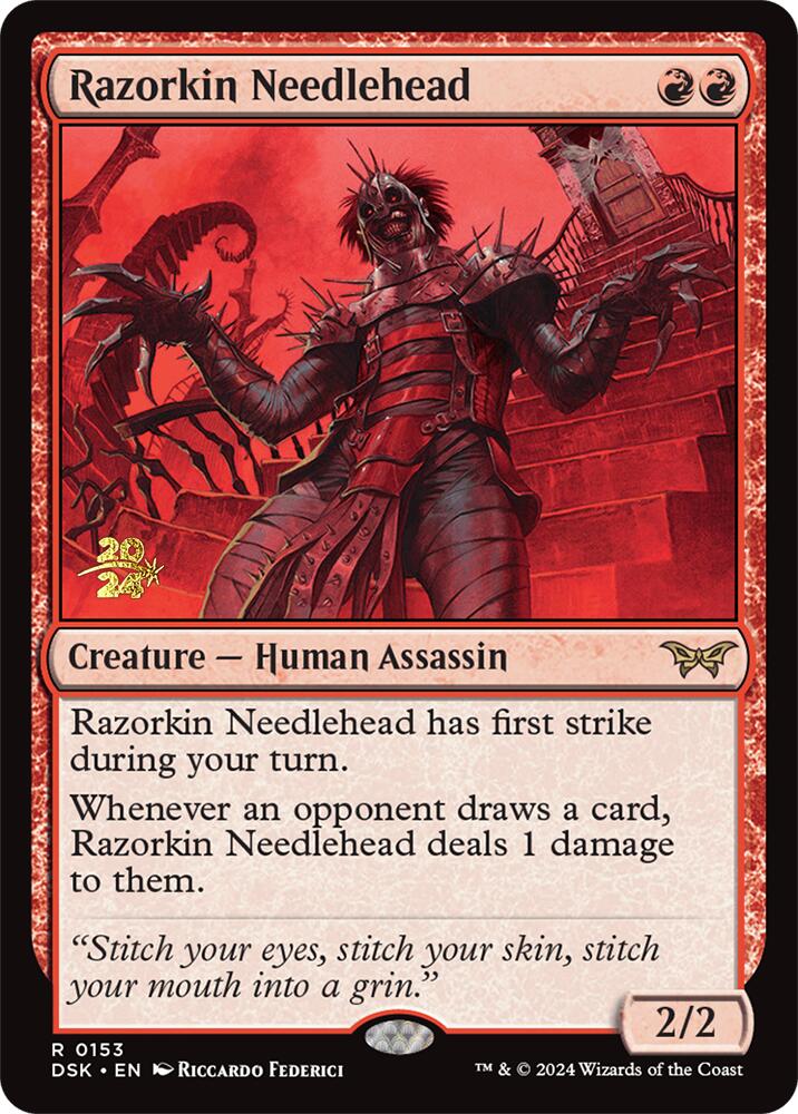 Razorkin Needlehead [Duskmourn: House of Horror Prerelease Promos] | Mega City Incorporated