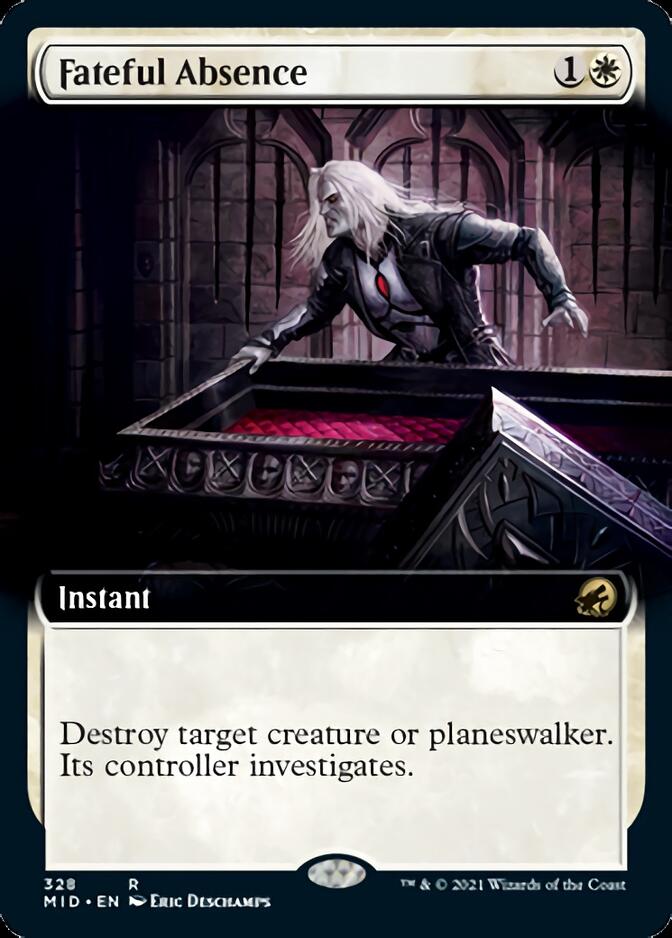 Fateful Absence (Extended Art) [Innistrad: Midnight Hunt] | Mega City Incorporated