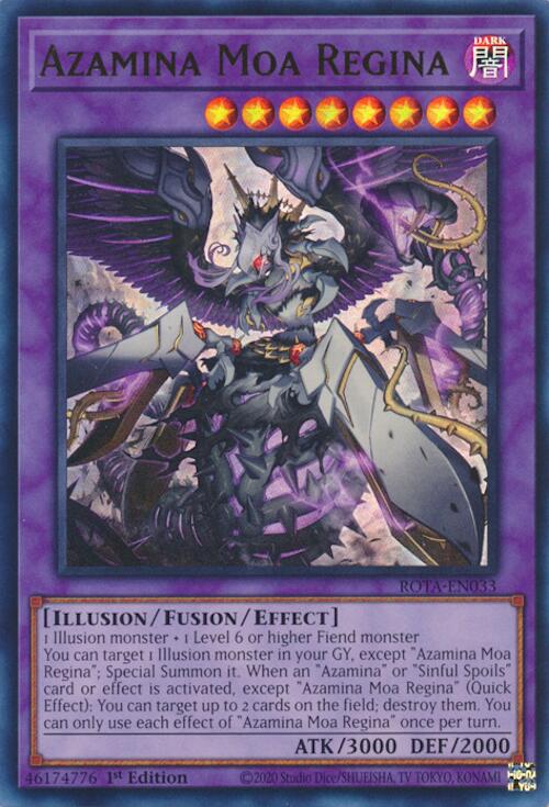 Azamina Moa Regina [ROTA-EN033] Ultra Rare | Mega City Incorporated