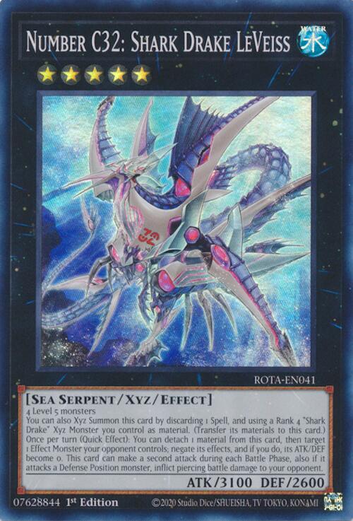 Number C32: Shark Drake LeVeiss [ROTA-EN041] Super Rare | Mega City Incorporated