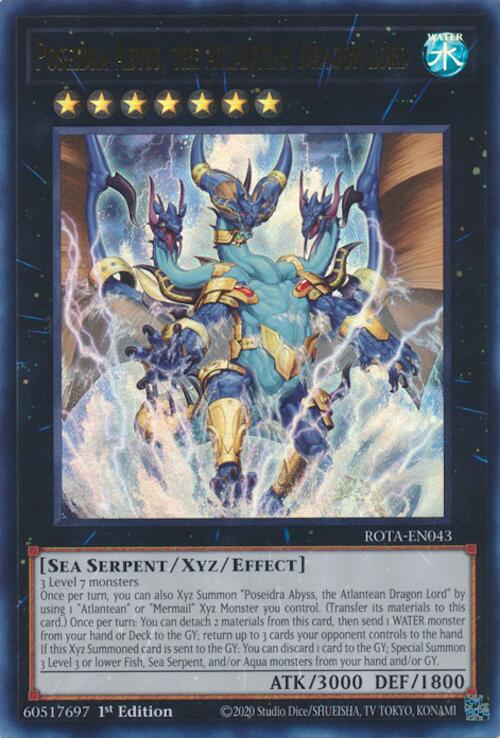 Poseidra Abyss, the Atlantean Dragon Lord [ROTA-EN043] Ultra Rare | Mega City Incorporated