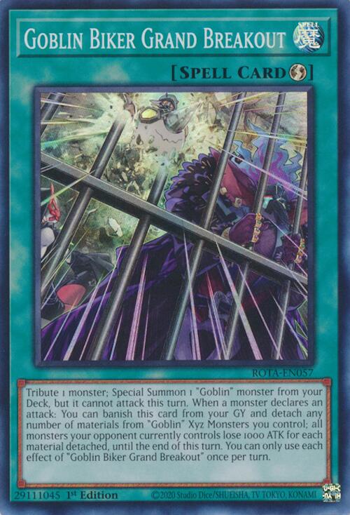 Goblin Biker Grand Breakout [ROTA-EN057] Super Rare | Mega City Incorporated