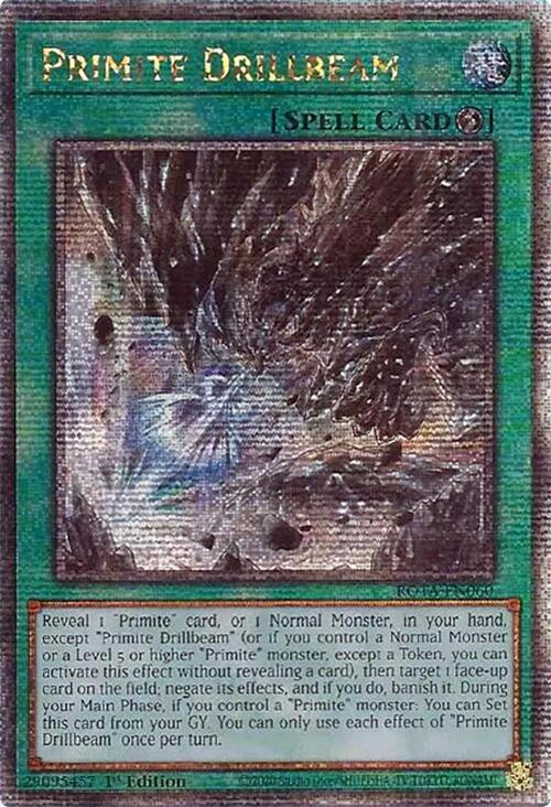 Primite Drillbeam (Quarter Century Secret Rare) [ROTA-EN060] Quarter Century Secret Rare | Mega City Incorporated