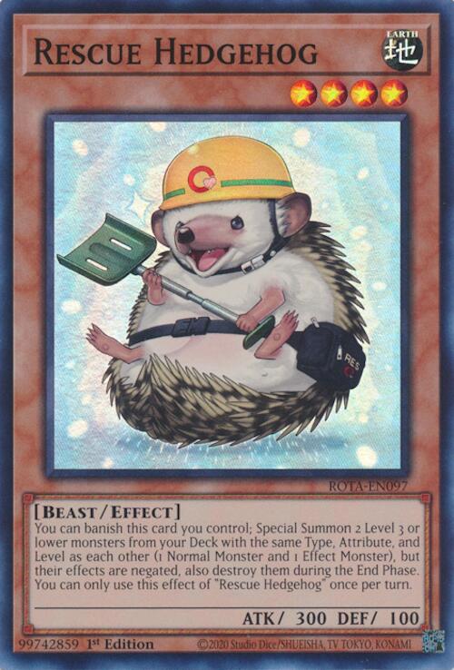 Rescue Hedgehog [ROTA-EN097] Super Rare | Mega City Incorporated